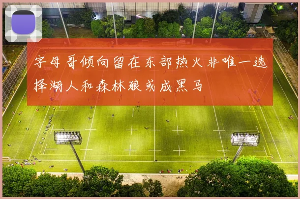 字母哥倾向留在东部热火非唯一选择湖人和森林狼或成黑马